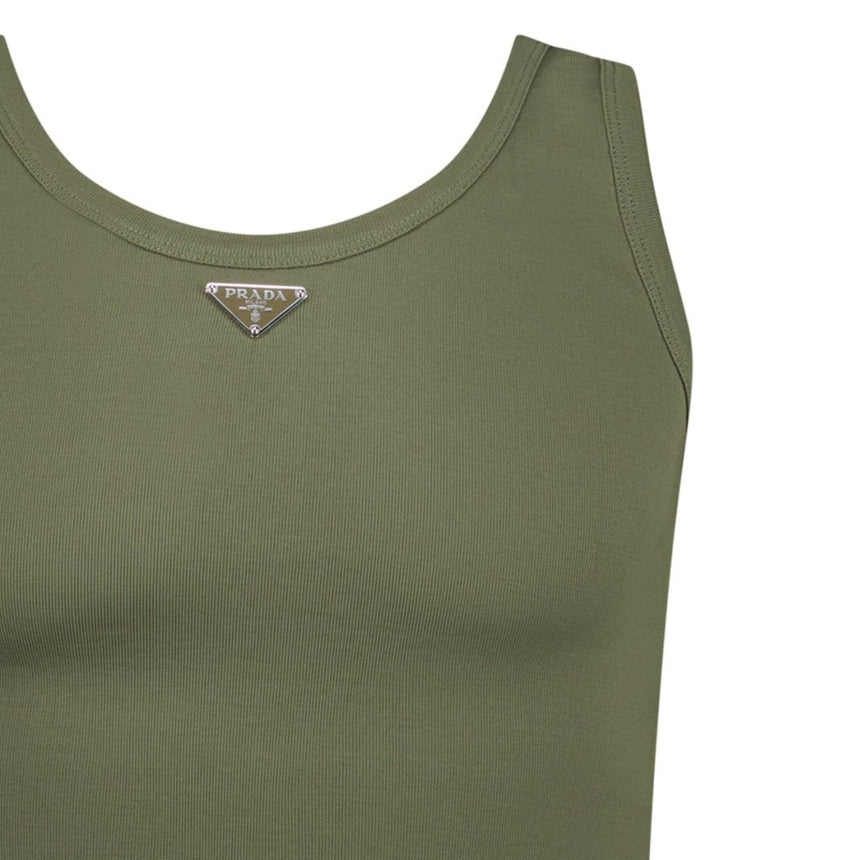 Prada Tank Top in Mimetico
