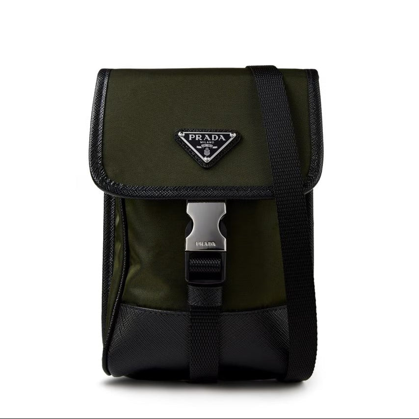 Prada Utility Cross Body Bag in Military Green - Boinclo - Outlet Sale Under Retail