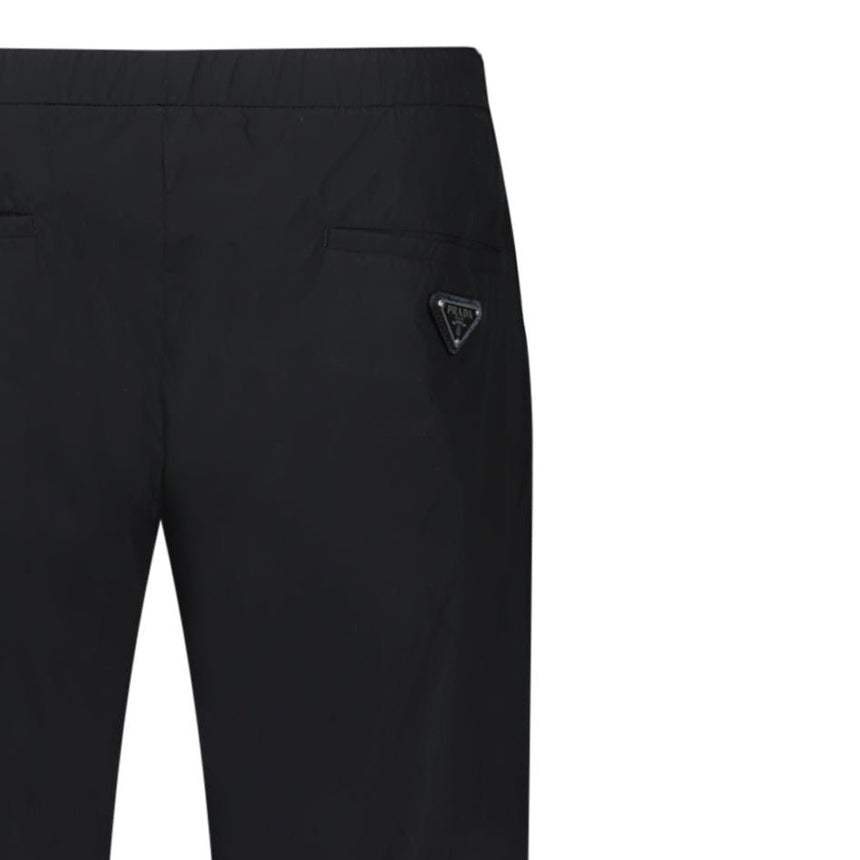 Prada Silk - Blend Trousers in Black - Boinclo - Outlet Sale Under Retail