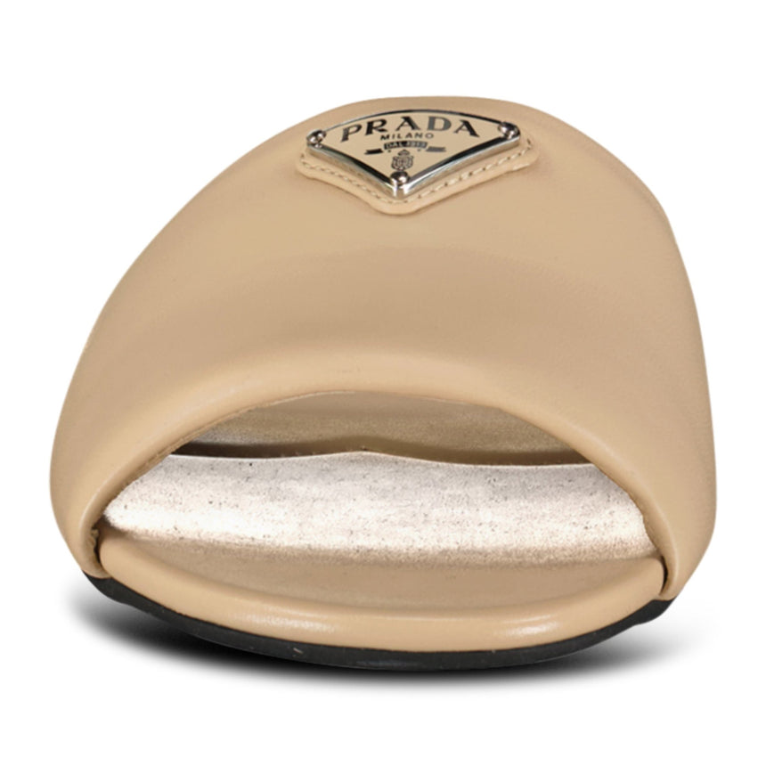 Prada Triangle Logo Puffer Sliders - Boinclo - Outlet Sale Under Retail