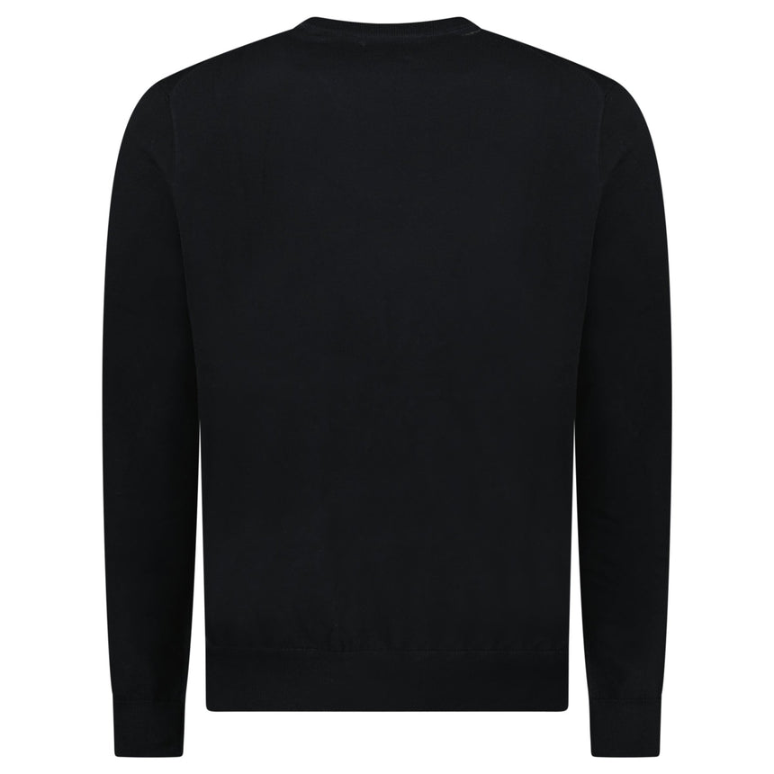 Ralph Lauren Slim Fit Cotton Jumper in Black - Boinclo - Outlet Sale Under Retail