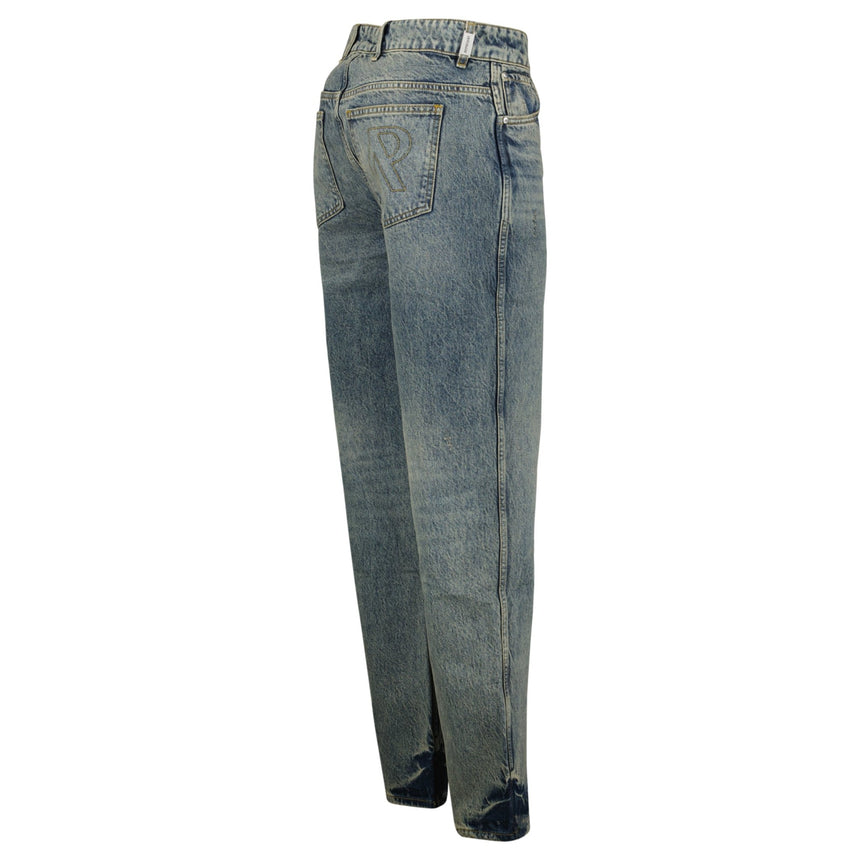 Represent R2 Straight Leg Denim Jeans Mid Blue - Boinclo - Outlet Sale Under Retail
