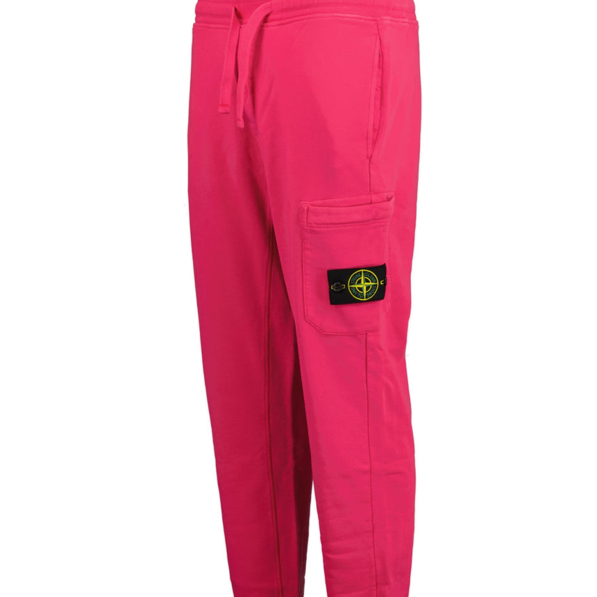 Stone Island Badge Cotton Sweatpants Pink - Boinclo - Outlet Sale Under Retail