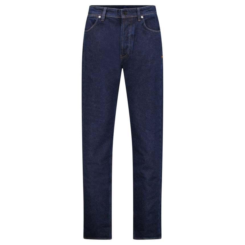 Stone Island Blue Rinsed Buttoned Indigo Denim Jeans Blue Rinse - Boinclo - Outlet Sale Under Retail