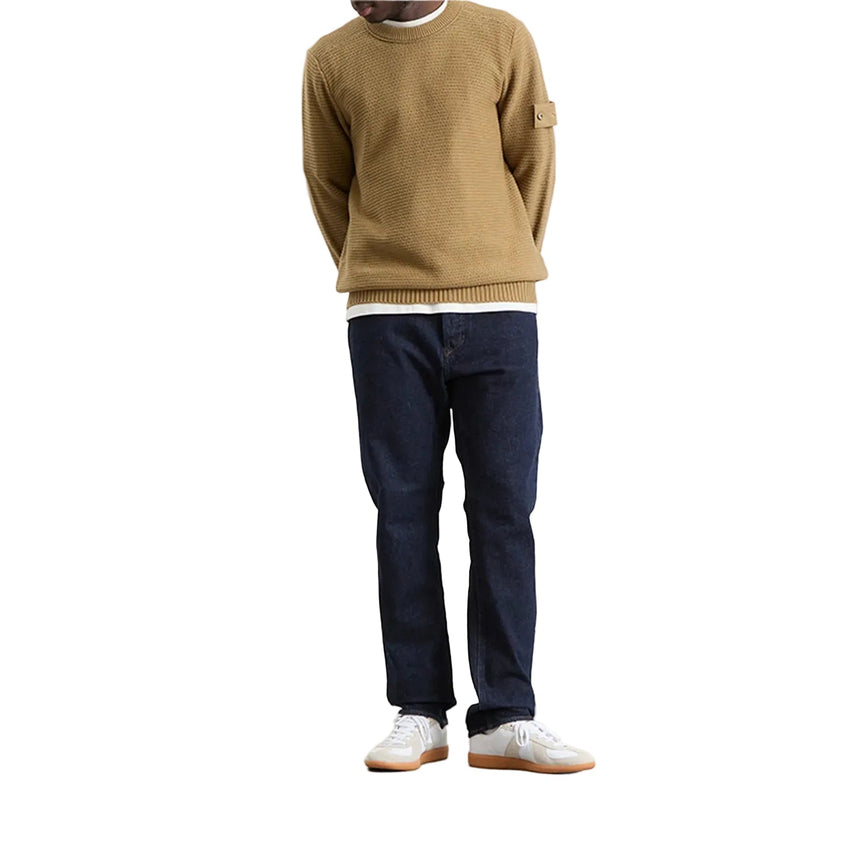 Stone Island Blue Rinsed Buttoned Indigo Denim Slim Jeans Blue Rinse - Boinclo - Outlet Sale Under Retail