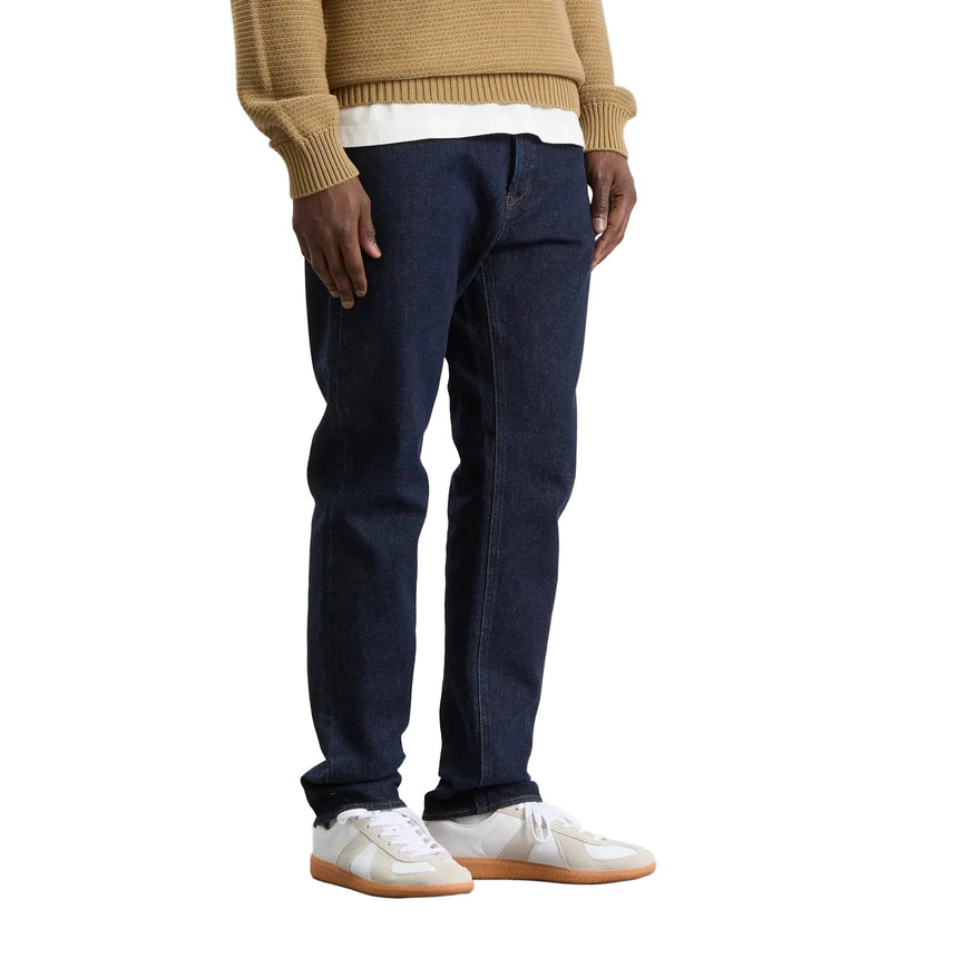 Stone Island Blue Rinsed Buttoned Indigo Denim Slim Jeans Blue Rinse - Boinclo - Outlet Sale Under Retail