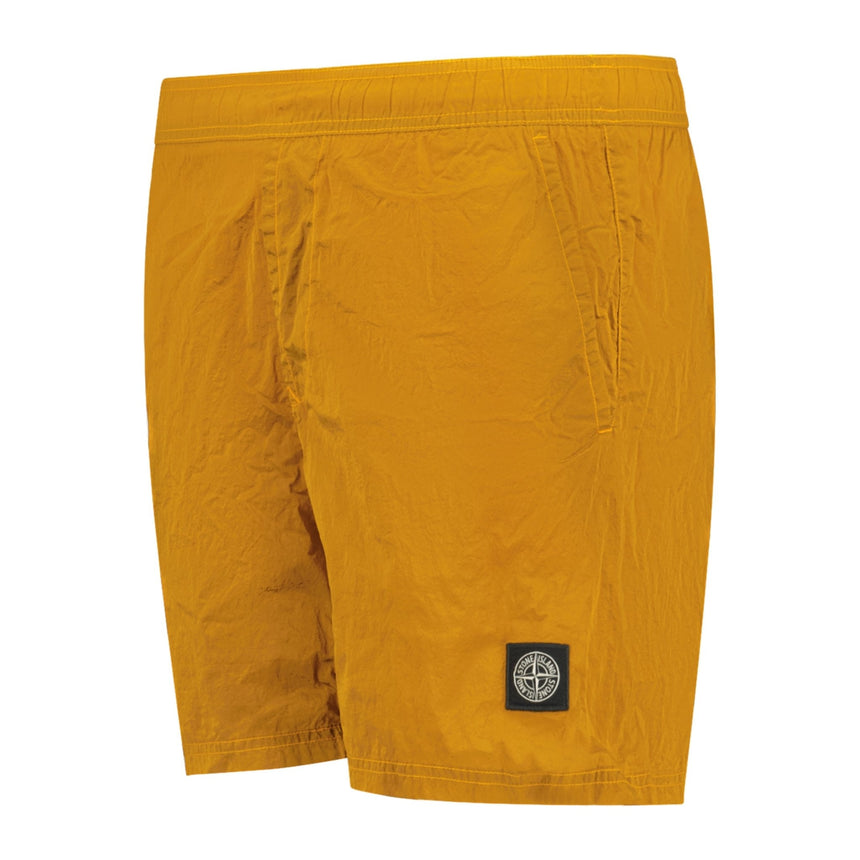 Stone Island Chrome Swim Shorts Burnt Orange - Boinclo - Outlet Sale Under Retail