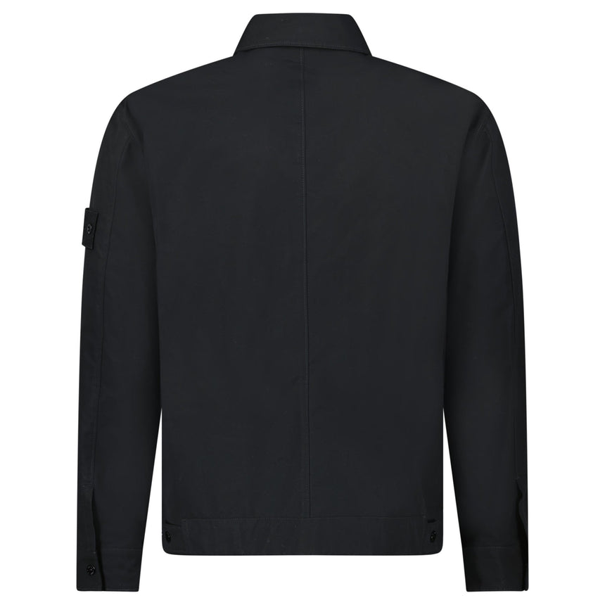 Stone Island Comfort - fit Overshirt Black - Boinclo - Outlet Sale Under Retail