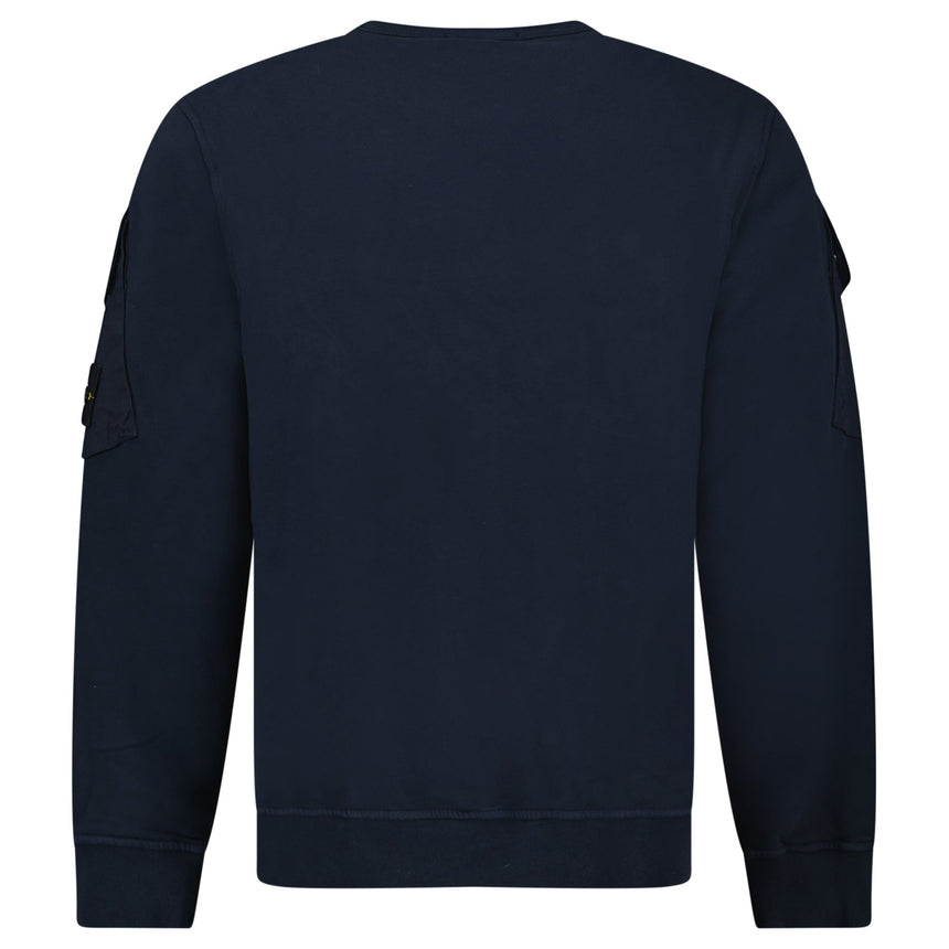 Stone Island Crewneck Sweatshirt in Navy - Boinclo - Outlet Sale Under Retail