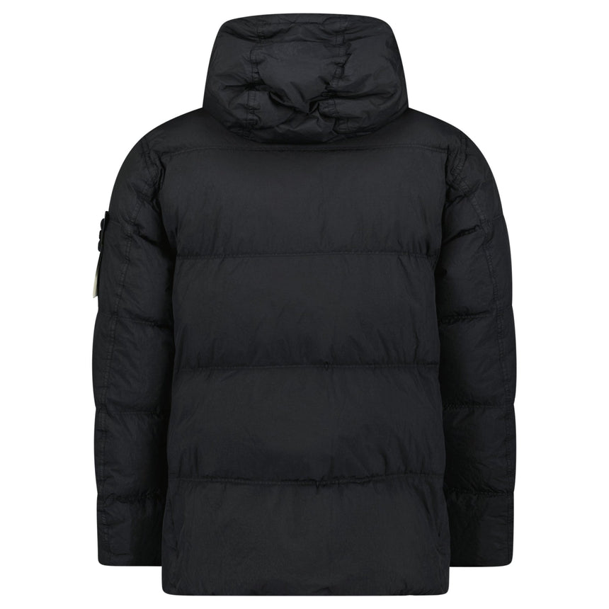 Stone Island Crinkle Reps NY Down Jacket in Black - Boinclo - Outlet Sale Under Retail