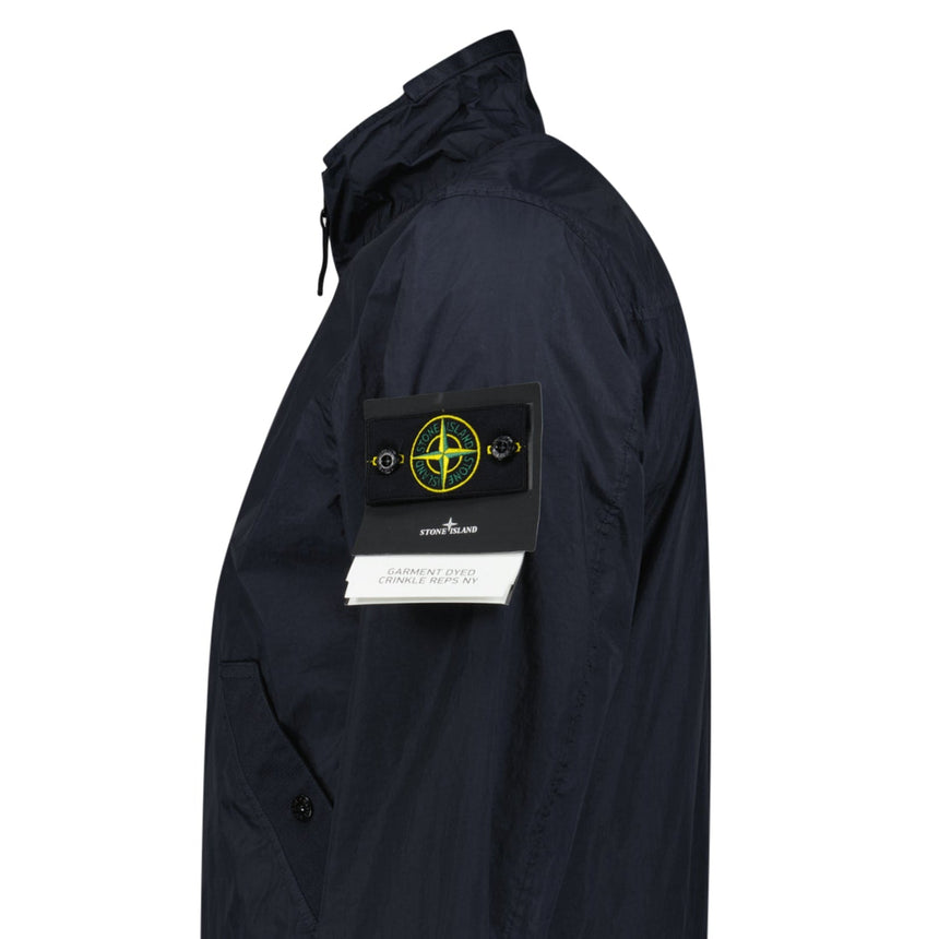 Stone Island Crinkle Reps NY Jacket in Navy Blue - Boinclo - Outlet Sale Under Retail