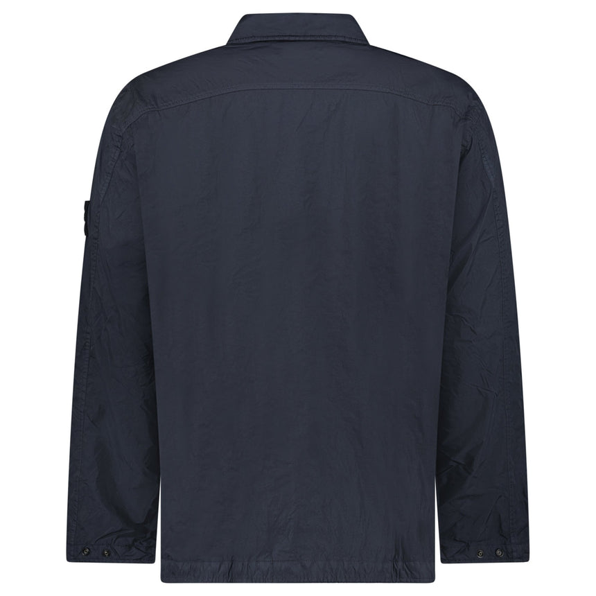 Stone Island Crinkle Reps NY Padded Overshirt in Navy - Boinclo - Outlet Sale Under Retail