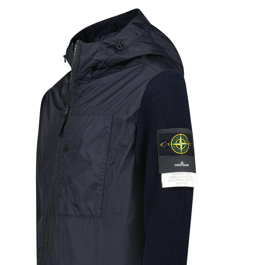 Stone Island Crinkle Reps R - NY Wind Resistant Jacket in Navy - Boinclo - Outlet Sale Under Retail