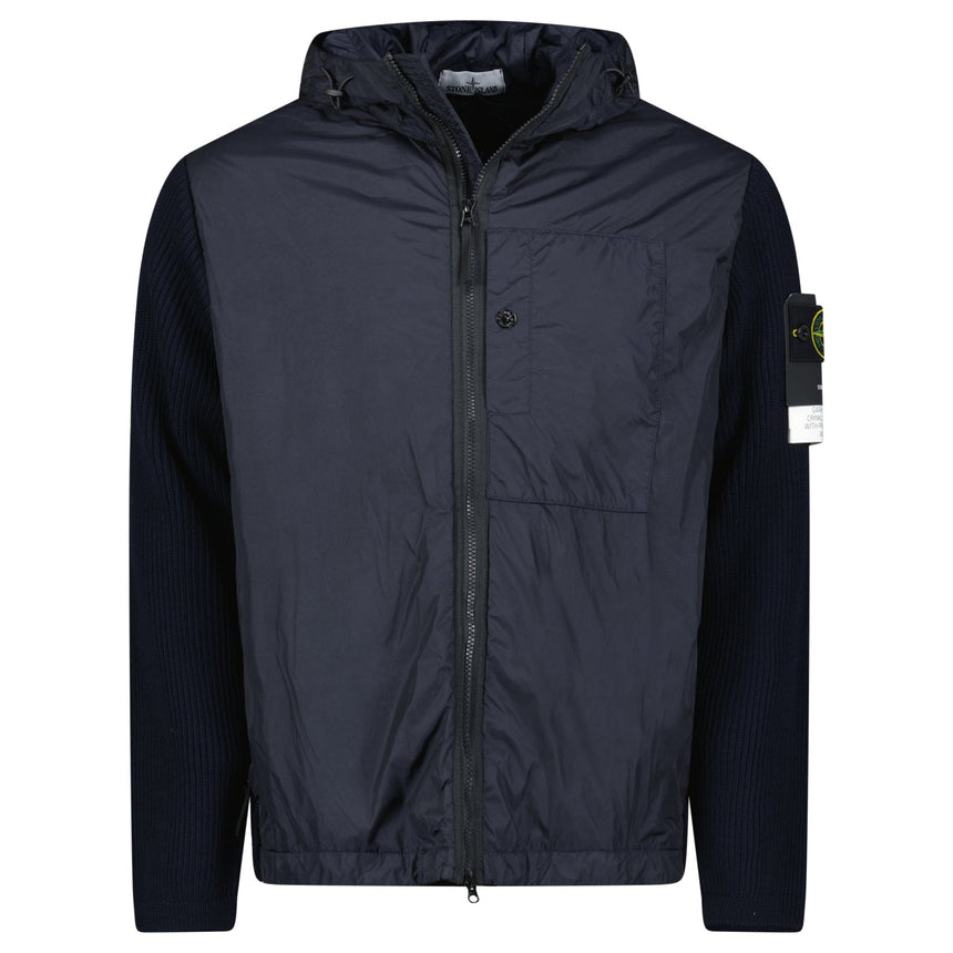 Stone Island Crinkle Reps R - NY Wind Resistant Jacket in Navy - Boinclo - Outlet Sale Under Retail