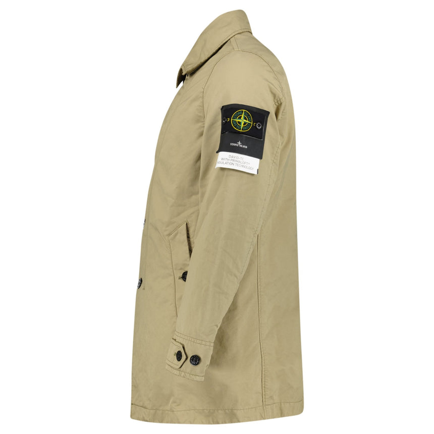 Stone Island DAVID-TC Trench Coat in Dark Beige - Boinclo - Outlet Sale Under Retail