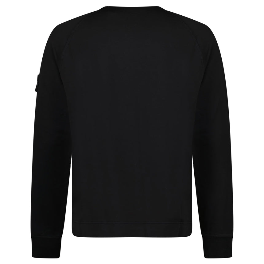 Stone Island Ghost Badge Crewneck Sweatshirt Black - Boinclo - Outlet Sale Under Retail
