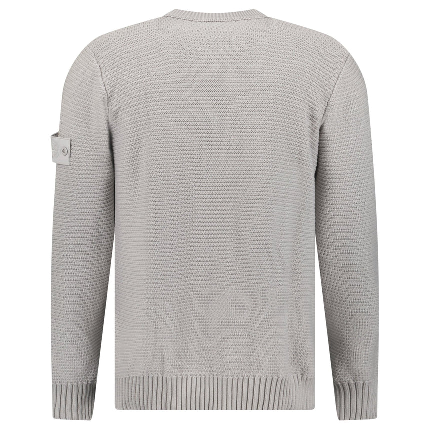 Stone Island Ghost Cotton Cashmere Crewneck Jumper in Dust Grey - Boinclo - Outlet Sale Under Retail