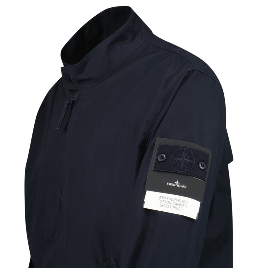 Stone Island Ghost Weatherproof Cotton Canvas Jacket Navy - Boinclo - Outlet Sale Under Retail