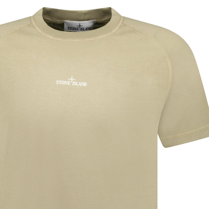 Stone Island Institutional One T-Shirt Biscuit - Boinclo - Outlet Sale Under Retail