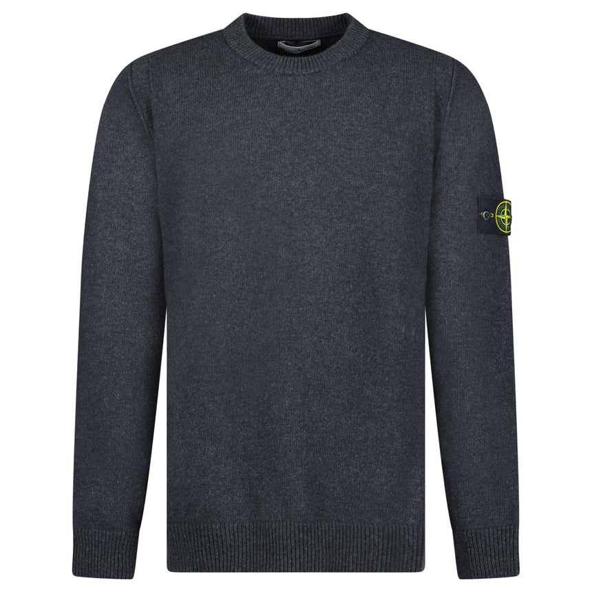 Stone Island Lambswool Crewneck Jumper in Grey - Boinclo - Outlet Sale Under Retail