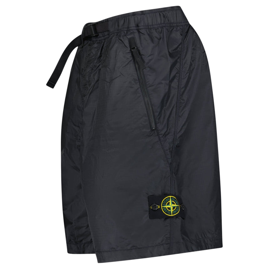 Stone Island Light Ripstop CORDURA® Advanced Fabrics Shorts in Navy Blue - Boinclo - Outlet Sale Under Retail