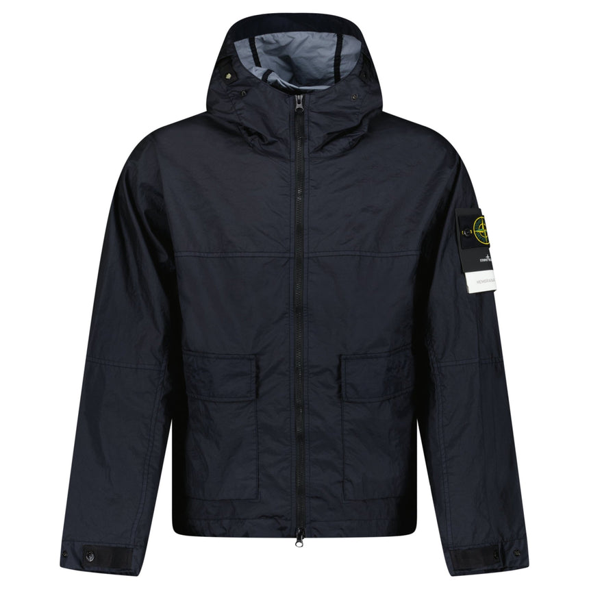Stone Island Membrana 3L TC Hooded Jacket in Navy - Boinclo - Outlet Sale Under Retail