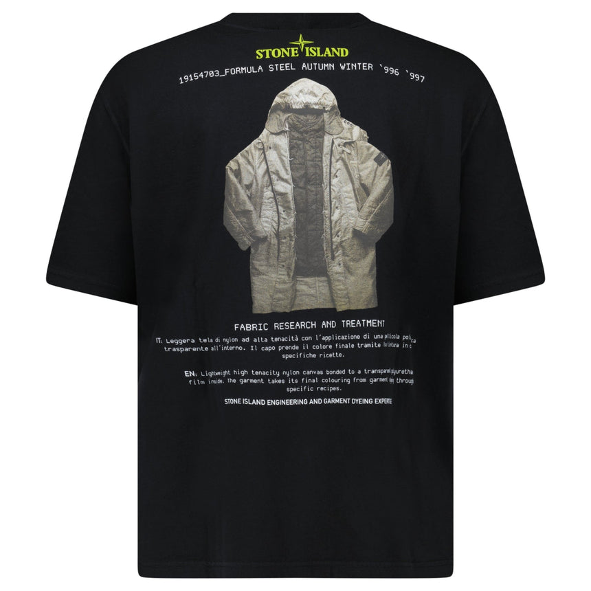 Stone Island Men’s Relaxed - Fit T-Shirt Black - Boinclo - Outlet Sale Under Retail