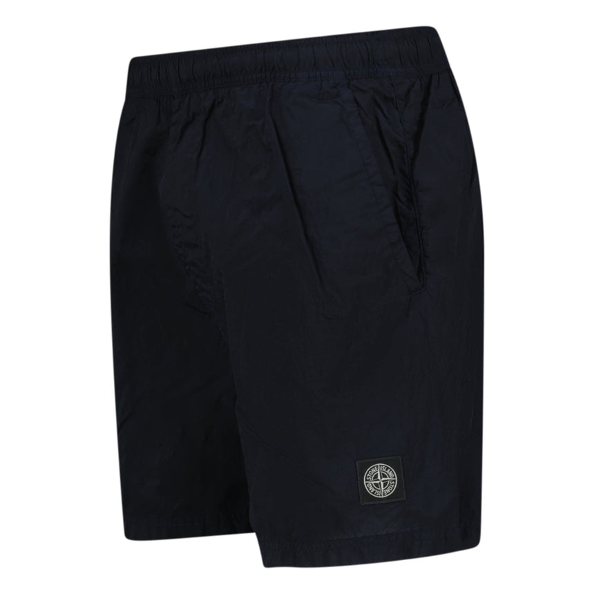 Stone Island Compass Chrome Swim Shorts Navy