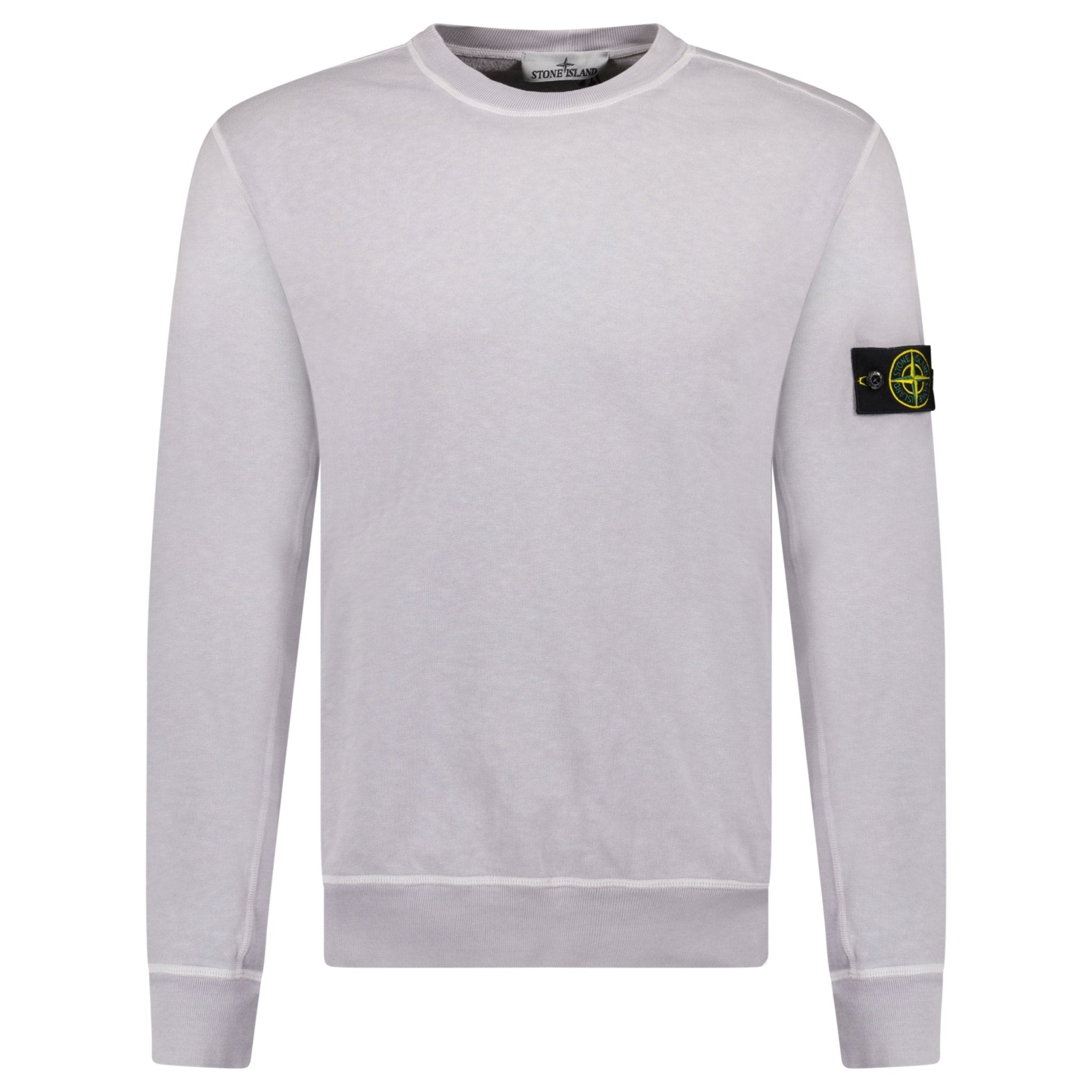 Color variation of Stone Island Old Effect Crewneck Sweatshirt Lilac