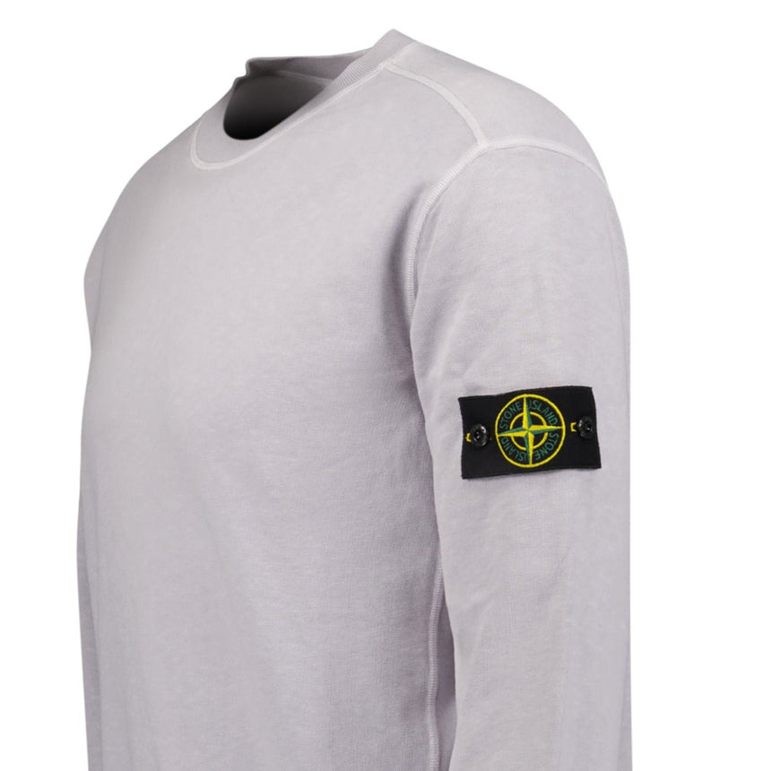 Stone Island Old Effect Crewneck Sweatshirt Lilac - Boinclo - Outlet Sale Under Retail
