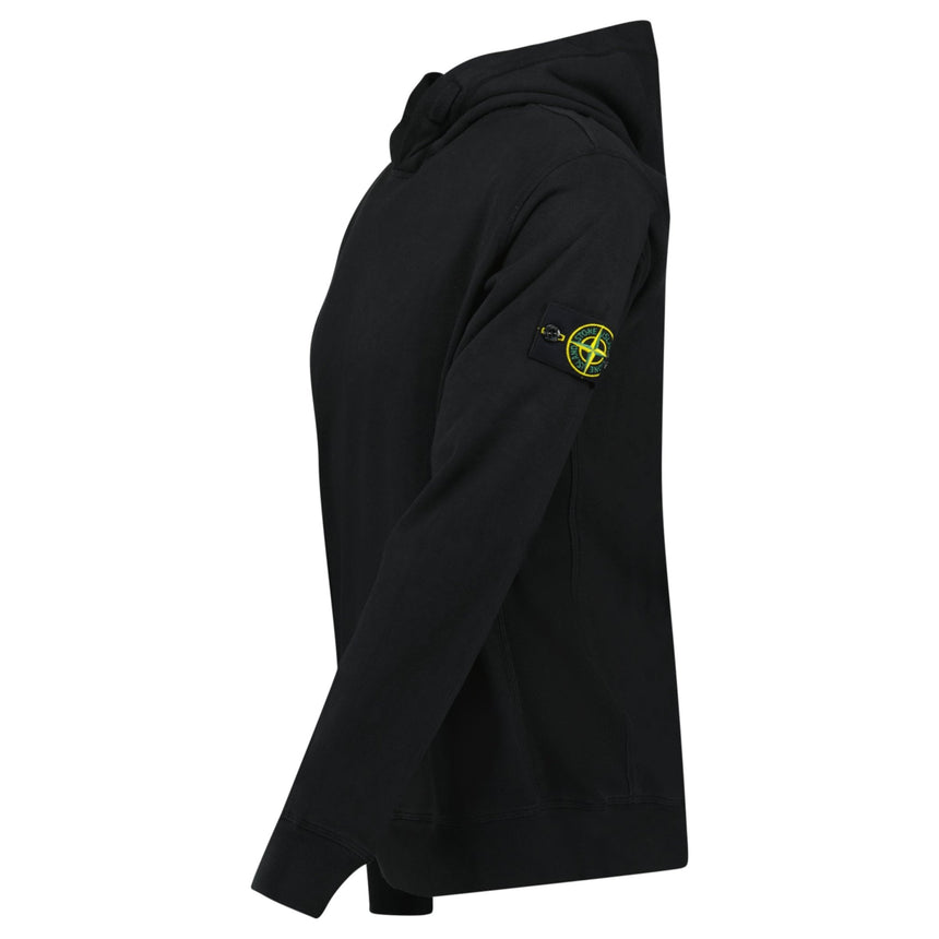 Stone Island ‘Old’ Treatment Hooded Sweatshirt In Black - Boinclo - Outlet Sale Under Retail