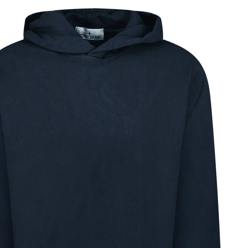 Stone Island ‘Old’ Treatment Hooded Sweatshirt In Navy - Boinclo - Outlet Sale Under Retail