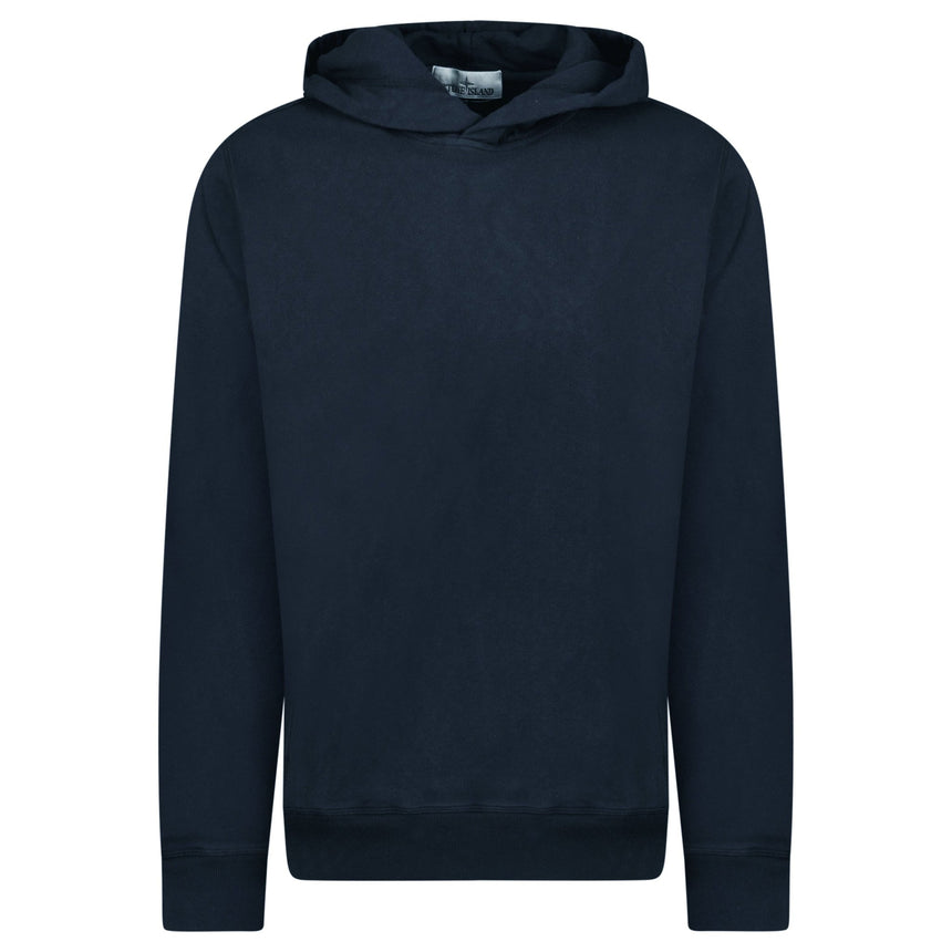 Stone Island ‘Old’ Treatment Hooded Sweatshirt In Navy - Boinclo - Outlet Sale Under Retail