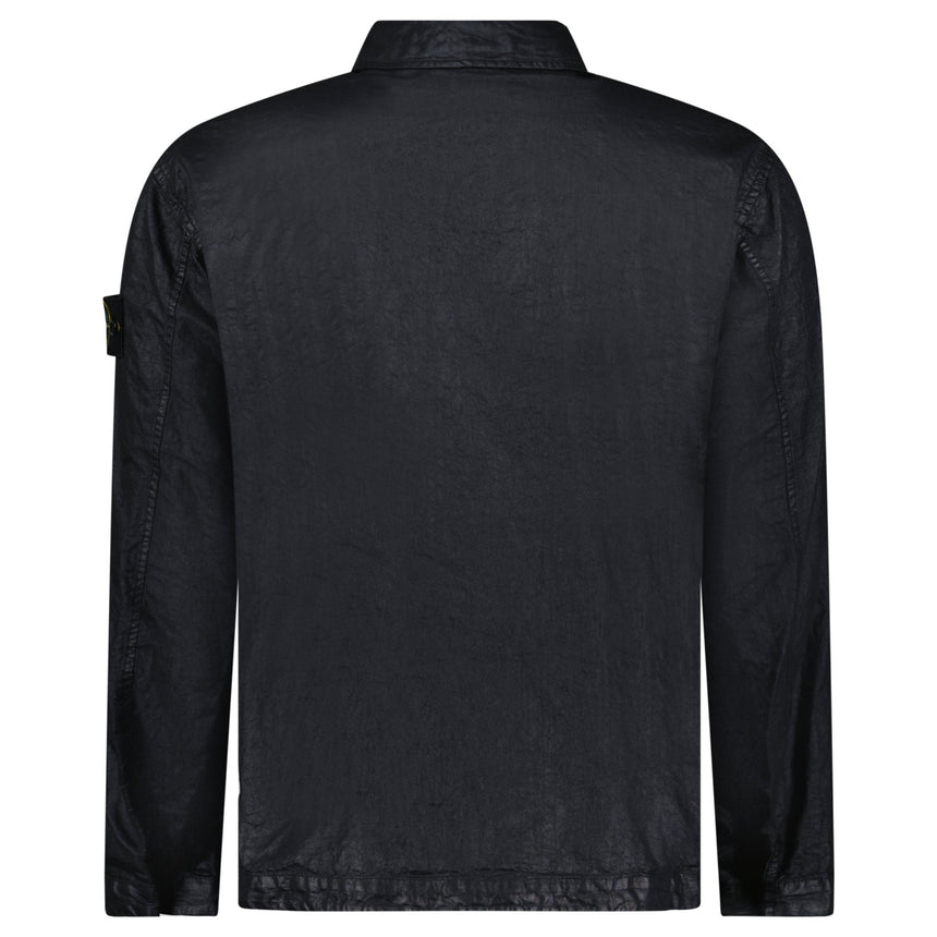 Stone Island Organic - Look Nylon Panama - TC Overshirt in Black - Boinclo - Outlet Sale Under Retail