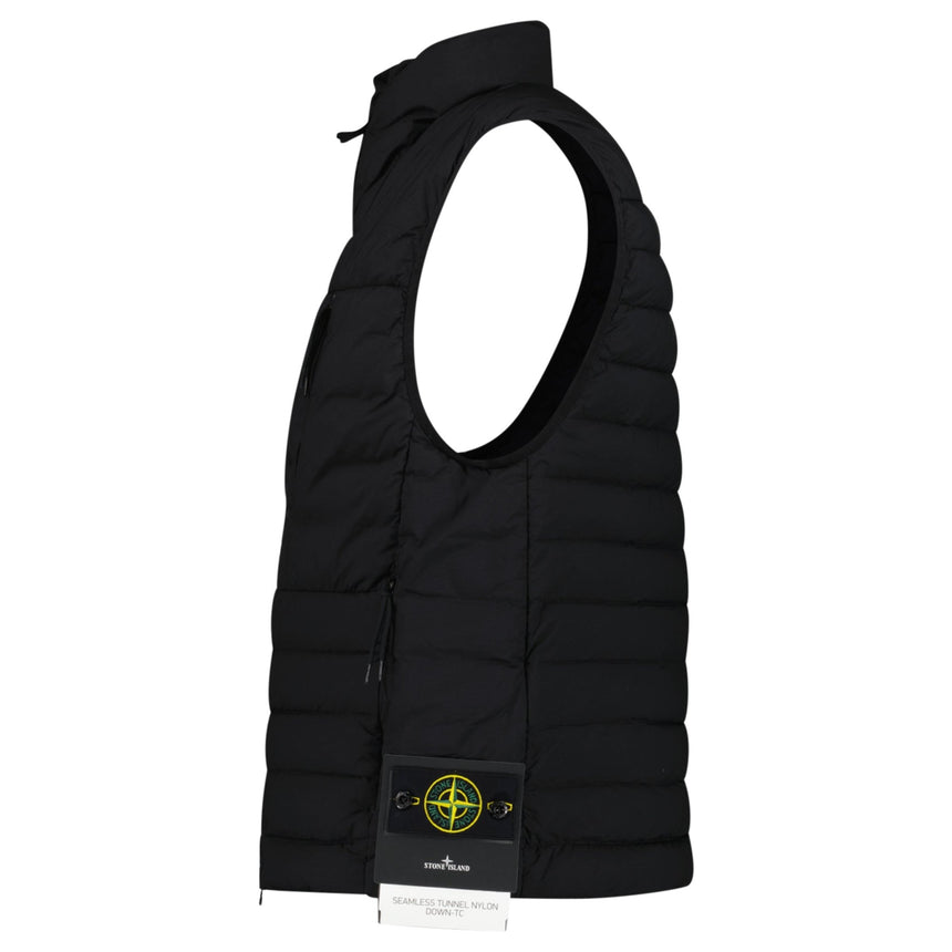 Stone Island Seamless Tunnel Nylon Down-TC Vest in Black - Boinclo - Outlet Sale Under Retail