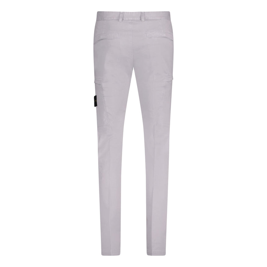 Stone Island Badge Cargo Trousers Grey - Boinclo - Outlet Sale Under Retail
