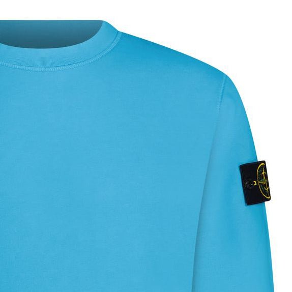 Stone Island Badge Sweatshirt Blue - Boinclo - Outlet Sale Under Retail