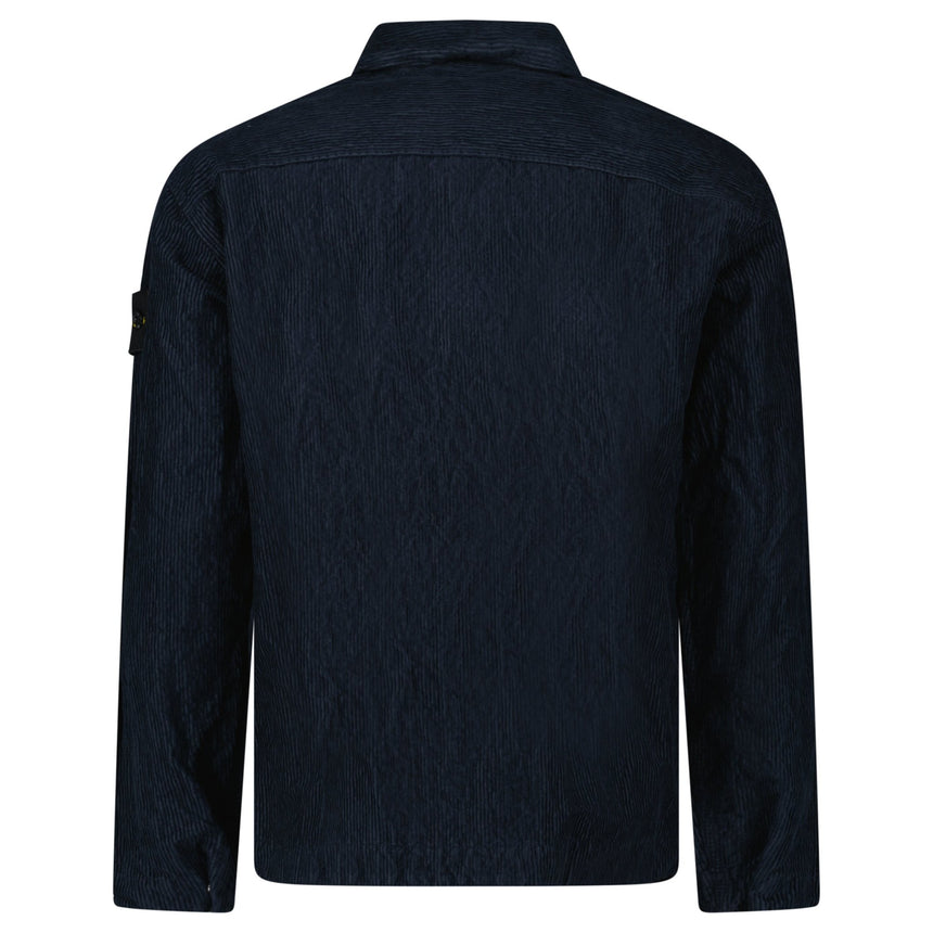 Stone Island Corduroy 500 TC Overshirt in Navy Blue - Boinclo - Outlet Sale Under Retail