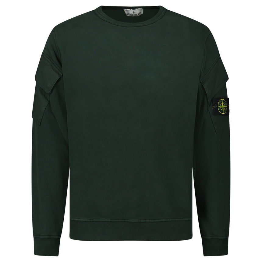 Stone Island Crewneck Sweatshirt in Juniper Green - Boinclo - Outlet Sale Under Retail