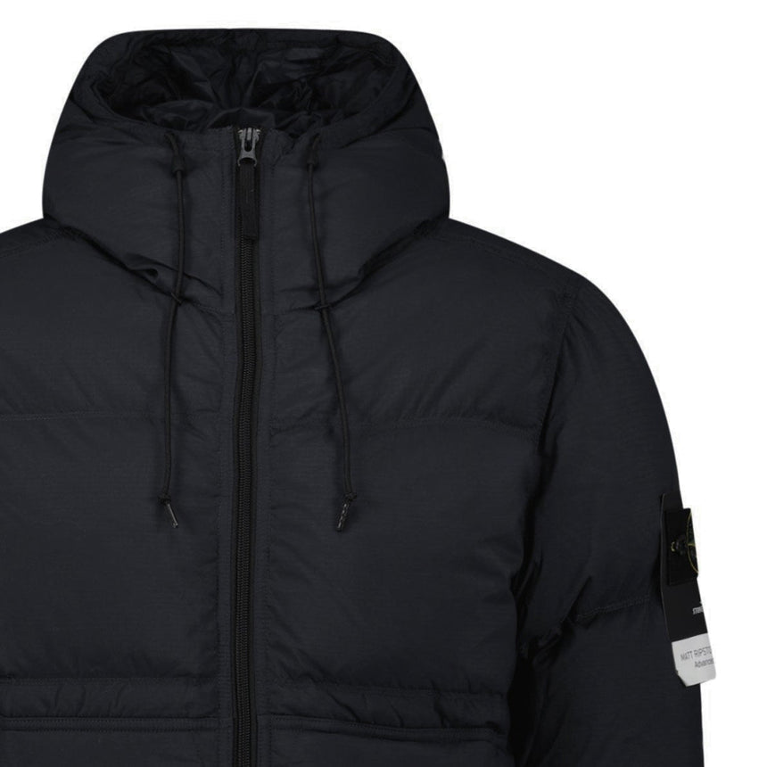 Stone Island Down Matte Ripstop Cordura® Advanced Fabric Parka in Black - Boinclo - Outlet Sale Under Retail