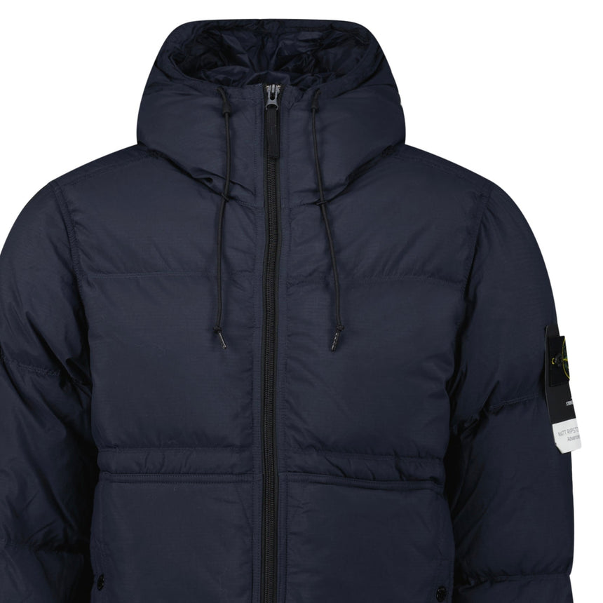 Stone Island Down Matte Ripstop Cordura® Advanced Fabric Parka in Navy - Boinclo - Outlet Sale Under Retail
