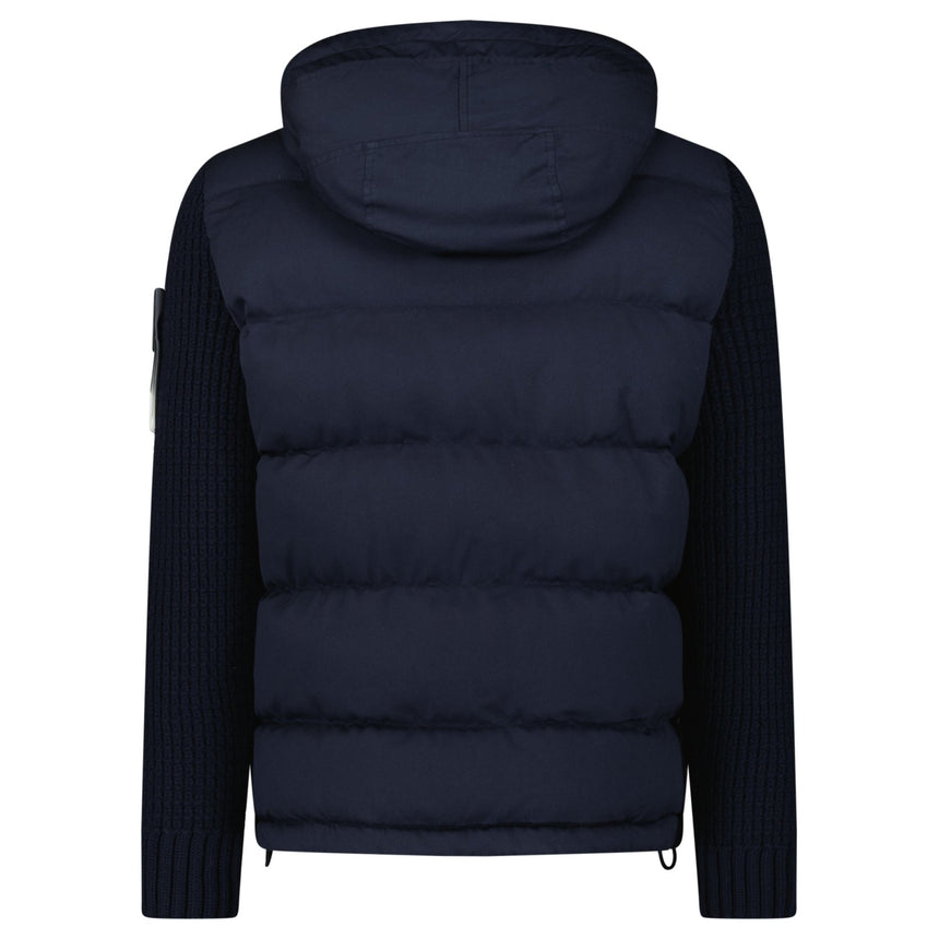 Stone Island Ghost Padded Twill - Wool Jacket in Navy - Boinclo - Outlet Sale Under Retail