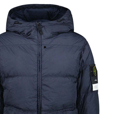 Stone Island Hooded Down Jacket in Navy - Boinclo - Outlet Sale Under Retail