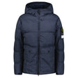 Stone Island Hooded Down Jacket in Navy - Boinclo - Outlet Sale Under Retail