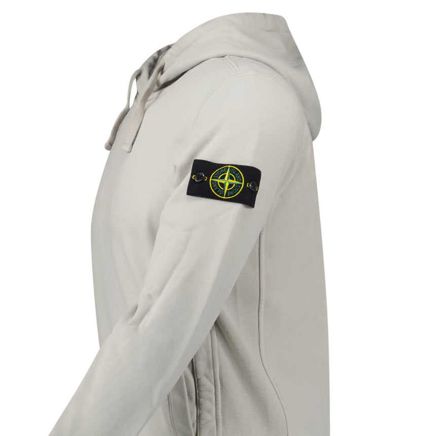 Stone Island Hooded Sweatshirt in Pearly Grey - Boinclo - Outlet Sale Under Retail