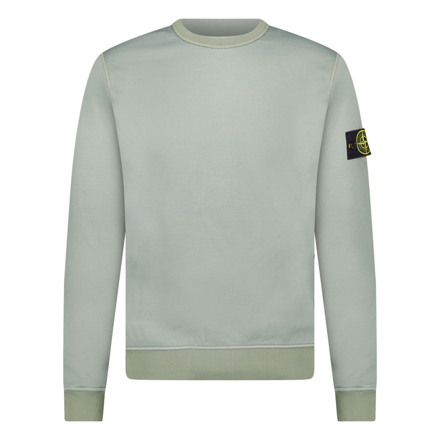 Stone Island Light Cotton Compass Sweatshirt Green - Boinclo - Outlet Sale Under Retail