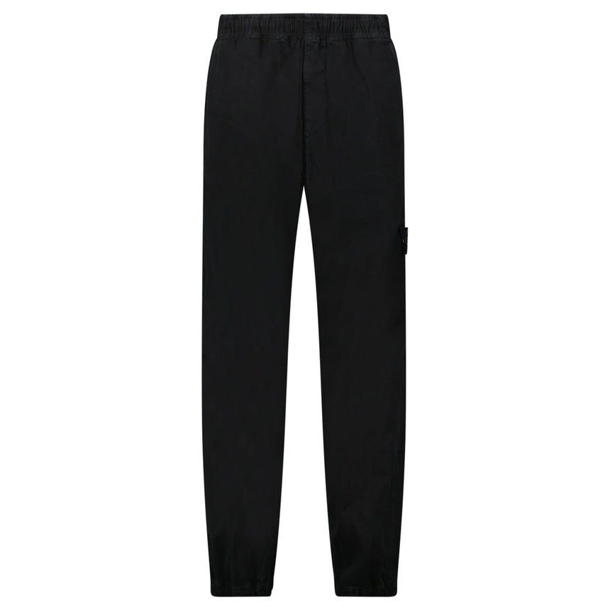 Stone Island Organic Panama Cotton 'Old' Effect Cargo Black - Boinclo - Outlet Sale Under Retail