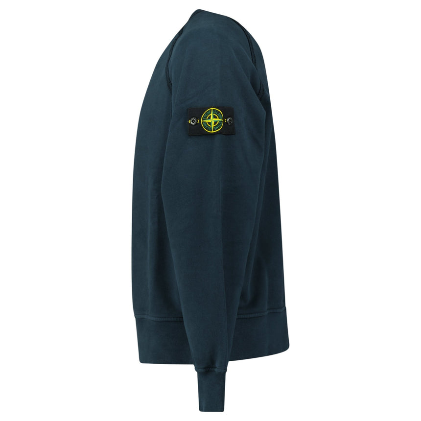 Stone Island Relaxed Fit Crewneck Sweatshirt Navy - Boinclo - Outlet Sale Under Retail
