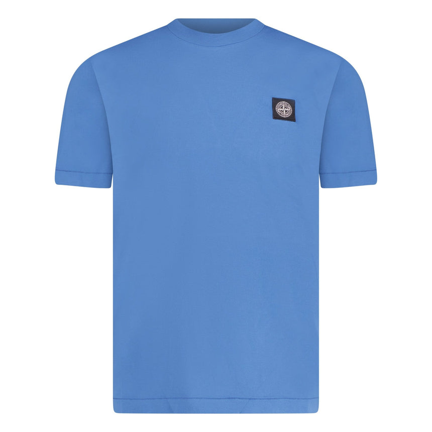 Stone Island Small Logo T-Shirt Blue - Boinclo - Outlet Sale Under Retail