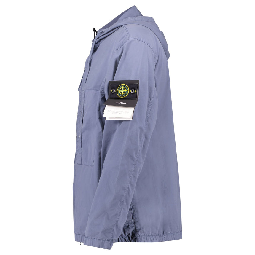 Stone Island Supima Cotton Twill Stretch Hooded Jacket - Boinclo - Outlet Sale Under Retail
